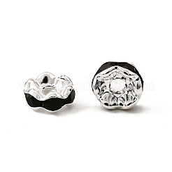 Perline distanziatori strass in ottone&nbsp;X-RB-A014-L6mm-02S