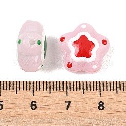 Perles de verre imitation jade peintes&nbsp;GL-CBA4370-07