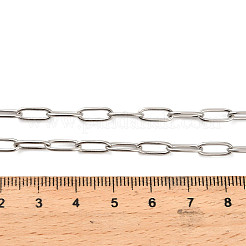 Collares de cadena con clip de acero inoxidable 304 para mujeres y hombres.&nbsp;NJEW-G161-01P