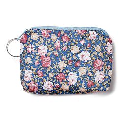 Geldbörsen aus Baumwollstoff mit Rosenblütenmuster&nbsp;ABAG-Q043-03
