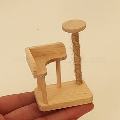 Gatto e tappeto e arrampicatore per gatti e cibo per gatti e ciotola per cibo per gatti in resina mini modello&nbsp;PW-WG0714E-01