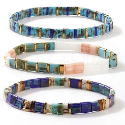 3 Stück sommerliches Strandarmband aus Glasperlen für Damen&nbsp;AA5917