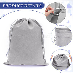 Geschenkbeutel aus Samt mit Kordelzug&nbsp;FIND-WH0155-034D