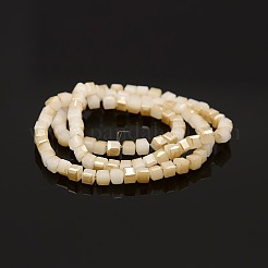 Brins de perle en verre à facette&nbsp;GLAA-A031-3mm-HR04