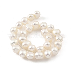 Brins de perles de culture d'eau douce naturelles&nbsp;PEAR-A006-07H