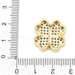 Perline zirconi micro pave  in ottone&nbsp;KK-H203-09G