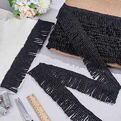 13 m Polyester-Spitzenband mit Fransen&nbsp;OCOR-WH0070-164