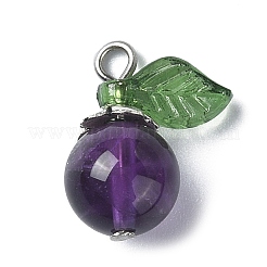 Natürliche Amethyst-Fruchtanhänger&nbsp;PALLOY-TA00077-04