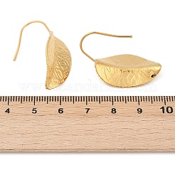 Ohrhänger aus 304er Edelstahl mit Blattmotiv&nbsp;EJEW-V012-01G