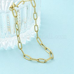 Pulseras de cadena de eslabones de acero inoxidable 304&nbsp;BJEW-C084-06G