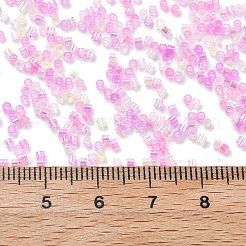 Cuentas de semillas de vidrio de colores transparentes&nbsp;SEED-H003-01L