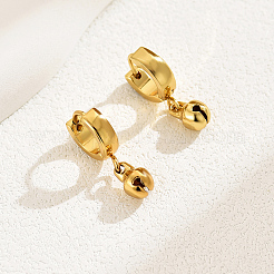 Elegantes y versátiles pendientes de aro de acero inoxidable 201&nbsp;WR7294