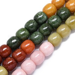 Natürliche Malaysia Jade Perlen Stränge&nbsp;G-B165-F12-10x10mm