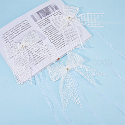 6 Stück 3 Stile Polyester-Spitzenvorhang-Raffhalter&nbsp;FIND-FH0009-64A