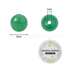 Kits de fabrication de bracelet extensible en perles d'aventurine verte naturelle bricolage&nbsp;DIY-CJ0001-21E