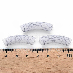 Perles acryliques craquelées opaques&nbsp;MACR-S372-002N-010