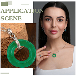 50 Stück natürliche Jade-Anhänger&nbsp;G-ME0001-27