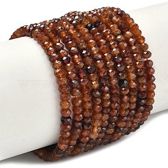 Natürlicher Granat Perlen Stränge&nbsp;LS-G-D347-B05