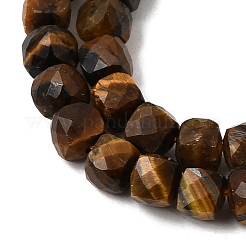 Chapelets de perles d'œil de tigre naturel&nbsp;G-B107-B02-02A