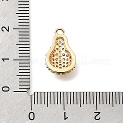 Messing micro pave klare zirkonia anhänger&nbsp;KK-N287-12G