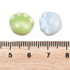 Perles en porcelaine manuelles&nbsp;PORC-D012-02