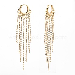 Laiton Huggie boucles d'oreilles&nbsp;EJEW-JE04282