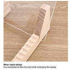 Scaffale per dischi in legno per grammofono&nbsp;AJEW-WH0010-43