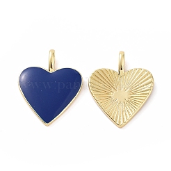 Pendentifs d'émail en laiton &nbsp;KK-P204-14G
