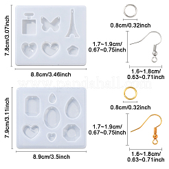 DIY baumeln Ohrring machen Kits&nbsp;DIY-FS0008-24