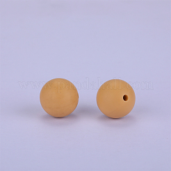 Perles focales rondes en silicone&nbsp;SI-JX0046A-115