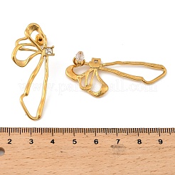 Ohrstecker aus 304 Edelstahl mit Kristall-Strass&nbsp;EJEW-G423-07G