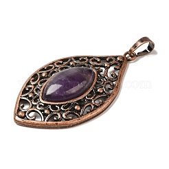 Pendentifs en améthyste naturelle&nbsp;G-H065-3R-10