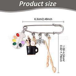 Spille di sicurezza in acciaio inossidabile 304 verniciate&nbsp;JEWB-YW00001-01
