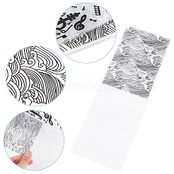 2 carpeta de relieve de plástico de 2 estilos&nbsp;DIY-CP0008-89