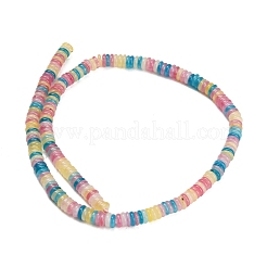 Gefärbt natürlichen weißen Jade Perlen Stränge&nbsp;GG-CBA47A4-C01-2X6MM