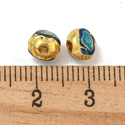 Cremagliera smalto perle di ottone placcatura&nbsp;KK-P277-36G