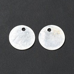 Natürliche Capiz Shell Charms&nbsp;BSHE-G029-15