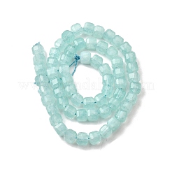 Natürliche weiße Jade perlen Stränge&nbsp;G-F797-A17-01A