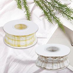 2 rotolo di nastro di lino bicolore per decorazioni da cucire&nbsp;OCOR-CY0003-17B