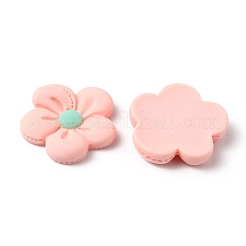 Cabochons di opaco resina&nbsp;RESI-WH0021-38A-05