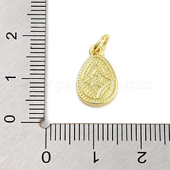 Ciondoli smaltati in ottone placcato a cremagliera&nbsp;KK-M293-37G-03