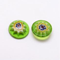 Cabochons di vetro millefiori fatto a mano&nbsp;LAMP-G123-01