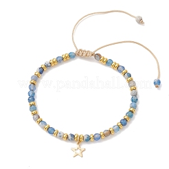 Stern 201 Edelstahl-Charm-Armbänder&nbsp;BJEW-JB12801-02