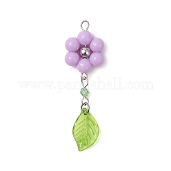 Acrylique avec grands pendentifs en acier inoxydable 304&nbsp;PALLOY-JF04512-02