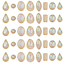100 strass à coudre en verre&nbsp;GLAA-TA0004-46