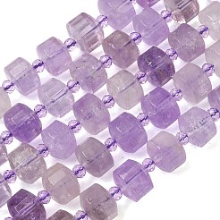 Natürliche Lavendel-Amethyst-Perlenstränge&nbsp;G-G453-G13-7x12mm