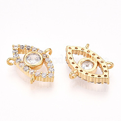 Ciondoli in ottone con pavé di zirconi chiari&nbsp;KK-N254-170G