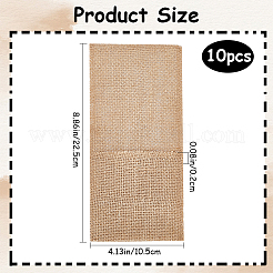 10 x Bestecktasche aus Leinen&nbsp;AJEW-GF0008-68