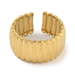 Bague ouverte en acier inoxydable 304 pour femme&nbsp;RJEW-U014-05G