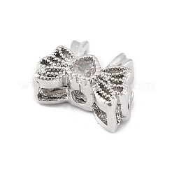 Perline zirconi micro pave  in ottone&nbsp;KK-K371-48P